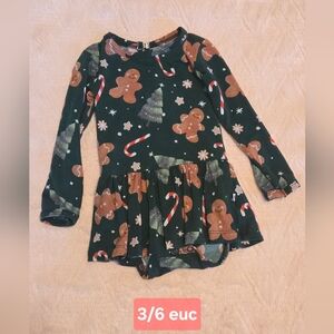 Gingerbread and Candy Cane Holiday Dress